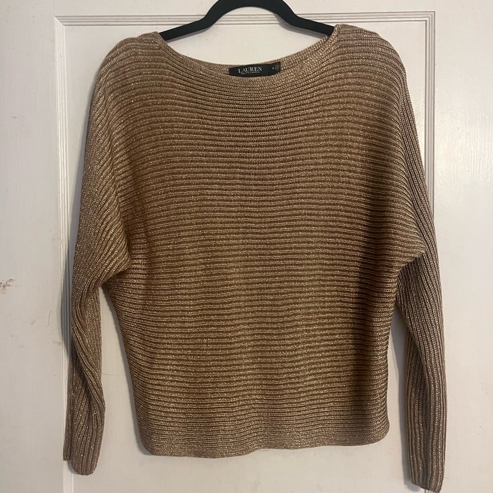 Ralph Lauren Women's Gold Sweater